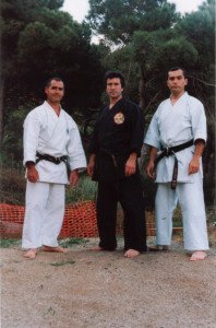 Sensei Alberto Llusia, Shihan Raúl Gutierrez, Sensei Sergio Hernández